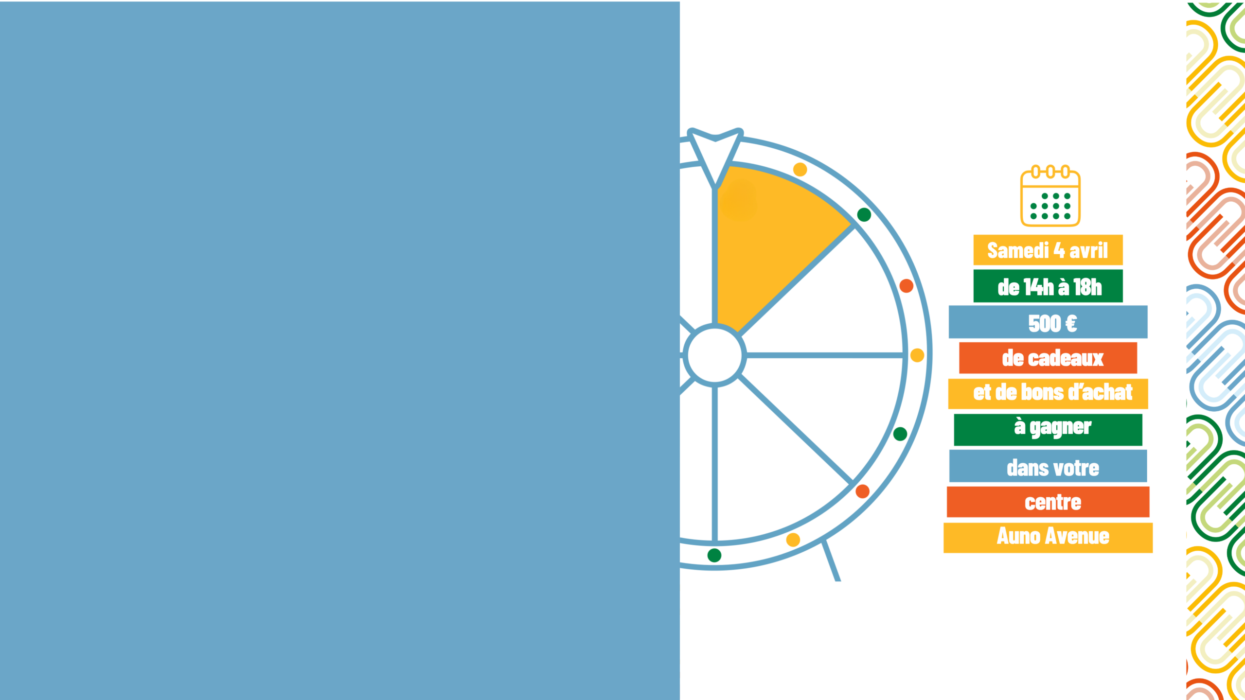 La roue de la chance fait son entrée chez Auno Avenue !